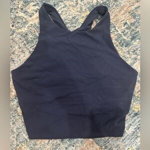 Athleta Womens Navy Blue Workout Tank Top